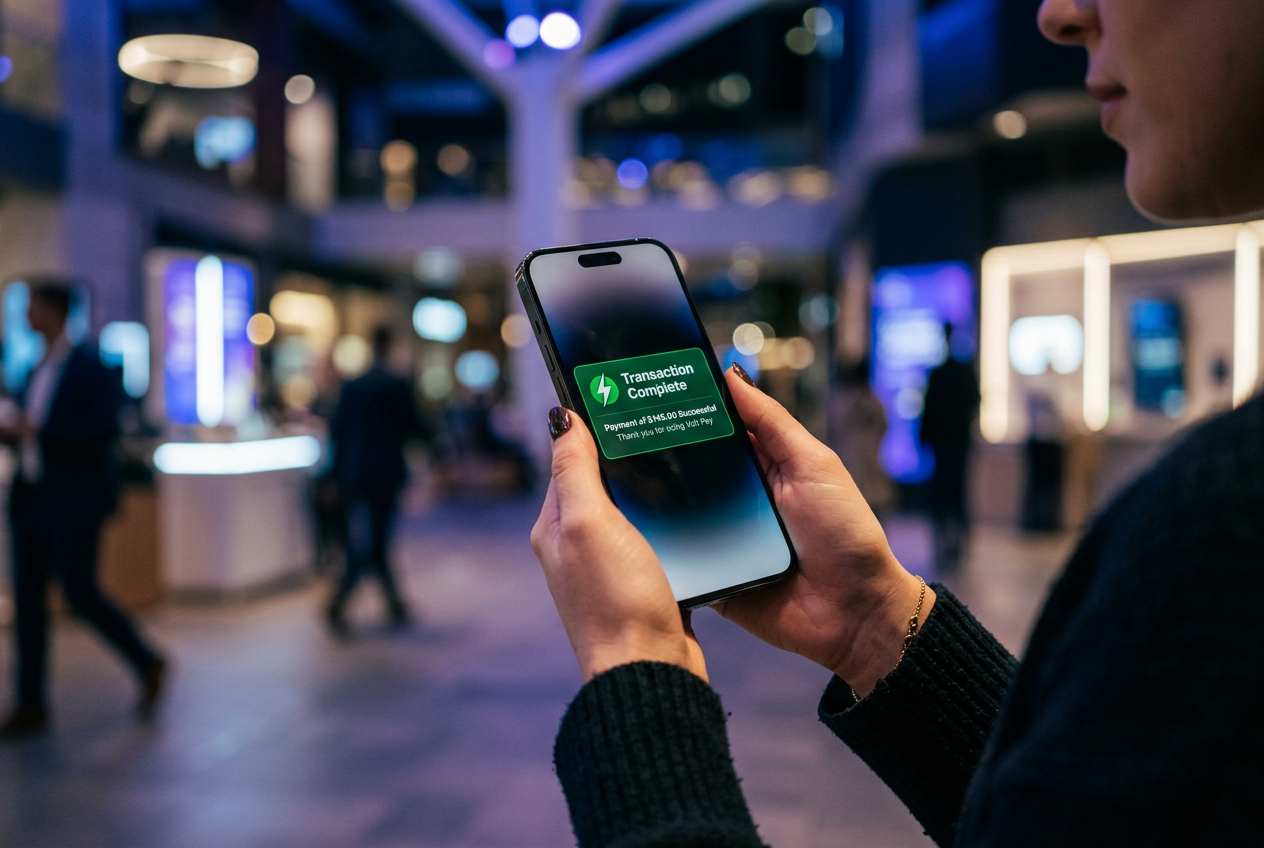 High-speed digital transfer notification on a smartphone screen representing fast casino payouts.